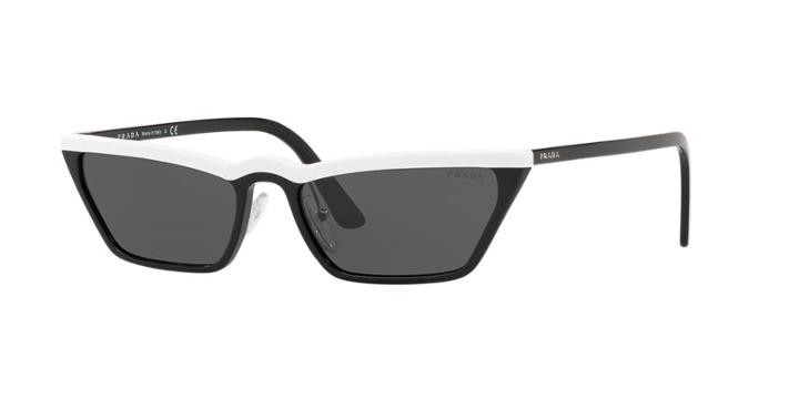 Prada Pr 19us 58 White Cat-eye Sunglasses