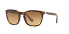 Persol 55 Tortoise Rectangle Sunglasses - Po3193s