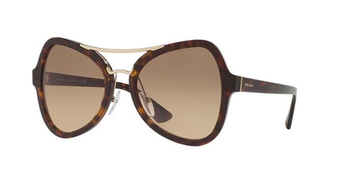 Prada Tortoise Butterfly Sunglasses - Pr 18ss
