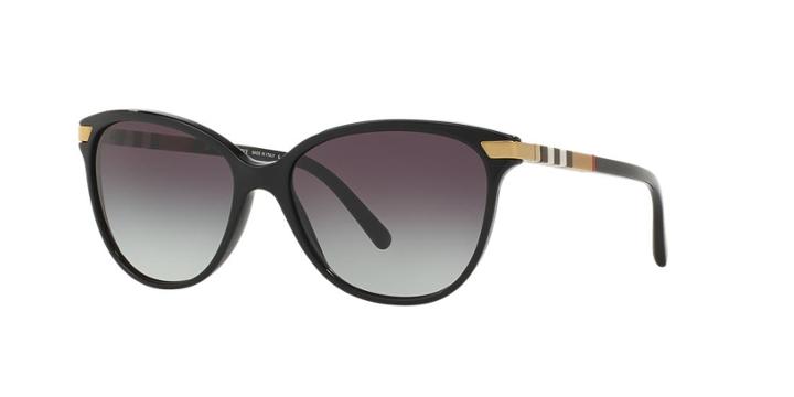 Burberry Black Cat-eye Sunglasses - Be4216