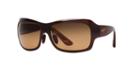 Maui Jim Seven Pools Brown Wrap Sunglasses, Polarized