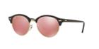 Ray-ban 51 Clubround Black Panthos Sunglasses - Rb4246