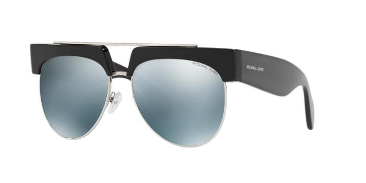 Michael Kors 57 Milan Silver Square Sunglasses - Mk2075