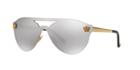 Versace Gold Aviator Sunglasses - Ve2161