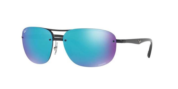 Ray-ban Rb4275ch 63 Black Square Sunglasses
