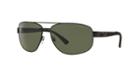 Emporio Armani Black Aviator Sunglasses - Ea2036
