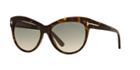 Tom Ford Lily Brown Butterfly Sunglasses - Ft0430