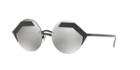 Bvlgari 55 Black Matte Round Sunglasses - Bv6089