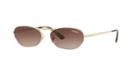 Vogue Vo4107s 54 Gold Oval Sunglasses