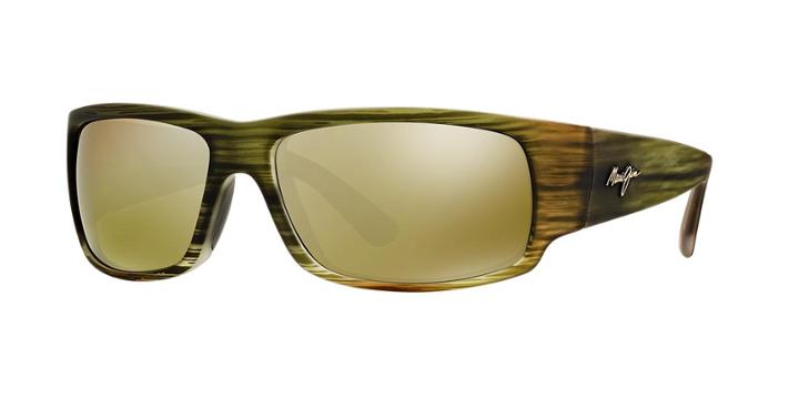 Maui Jim World Cup Green Rectangle Sunglasses, Polarized