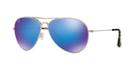 Maui Jim Mavericks Silver Aviator Sunglasses, Polarized