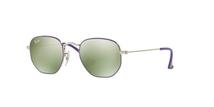 Ray-ban Rj9541sn 44 Silver Square Sunglasses