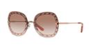 Tory Burch 58 Rose Gold Square Sunglasses - Ty6068