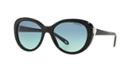 Tiffany & Co. Black Oval Sunglasses - Tf4113
