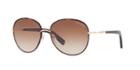Tom Ford Georgia 59 Gold Round Sunglasses - Ft0498