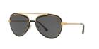 Versace 56 Black Panthos Sunglasses - Ve2193