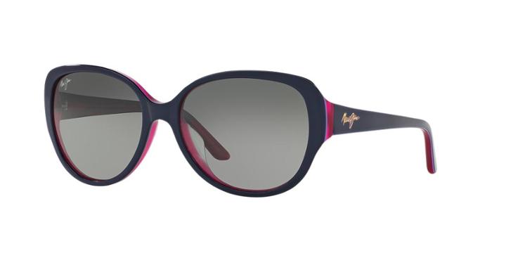 Maui Jim 733 Swept Away 56 Blue Rectangle Sunglasses
