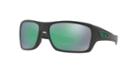 Oakley Turbine Prizm Jade Black Matte Rectangle Sunglasses - Oo9263