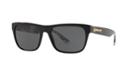 Burberry 56 Black Square Sunglasses - Be4268