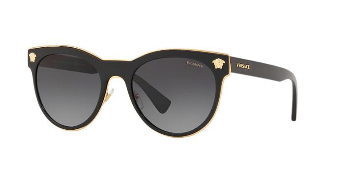 Versace 54 Black Panthos Sunglasses - Ve2198