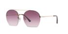 Tom Ford 55 Rose Gold Rectangle Sunglasses - Ft0506