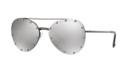 Valentino Va2013 58 Gunmetal Aviator Sunglasses