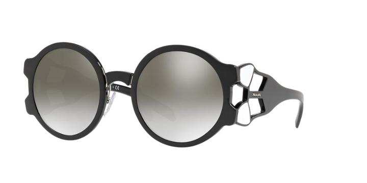 Prada Pr 13us 54 Black Wrap Sunglasses