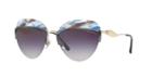 Giorgio Armani 59 Purple Oval Sunglasses - Ar6061