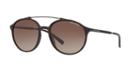 Armani Exchange Ax4069sf 57 Tortoise Matte Round Sunglasses