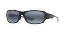 Maui Jim Bamboo Forest Black Wrap Sunglasses