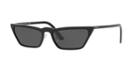 Prada Pr 19us 58 Black Cat-eye Sunglasses