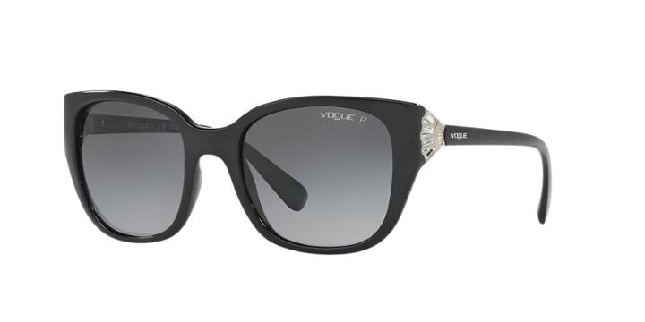 Vogue Eyewear 53 Black Square Sunglasses - Vo5061sb