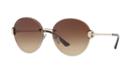 Bvlgari 61 Gold Rimless Sunglasses - Bv6091b