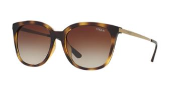 Vogue Vo5111sd 58 Asian Fitting Tortoise Square Sunglasses