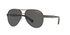 Armani Exchange Gunmetal Matte Aviator Sunglasses - Ax2018s
