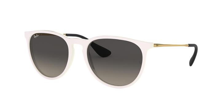 Ray-ban Rb4171f 57 Erika F White Pilot Sunglasses