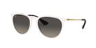 Ray-ban Rb4171f 57 Erika F White Pilot Sunglasses