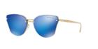 Michael Kors 58 Sanibel Brown Butterfly Sunglasses - Mk2068