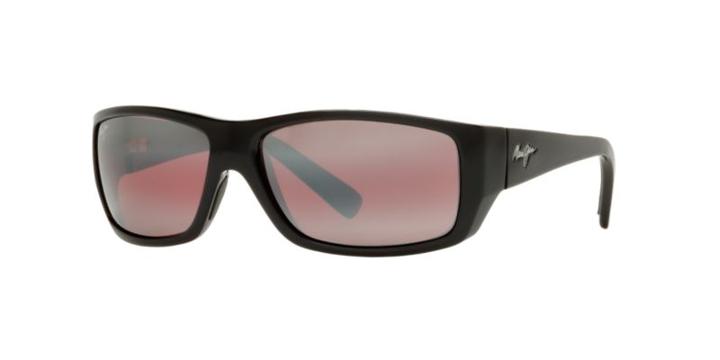 Maui Jim Wassup Black Rectangle Sunglasses