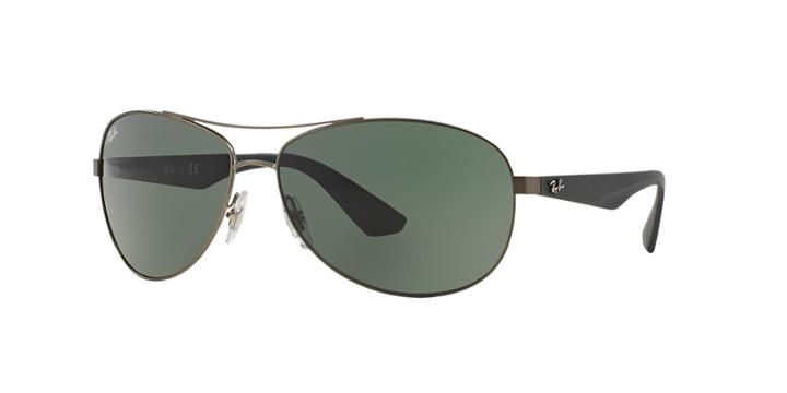 Ray-ban Gunmetal Matte Aviator Sunglasses - Rb3526