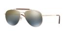 Tom Ford 60 Rose Gold Aviator Sunglasses - Ft0536