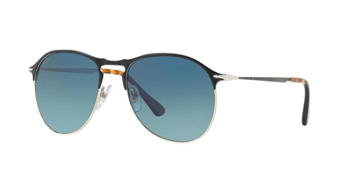 Persol Black Matte Aviator Sunglasses - Po7649s