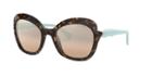 Tiffany &amp; Co. 54 Tortoise Square Sunglasses - Tf4154