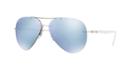 Ray-ban Silver Aviator Sunglasses - Rb8058