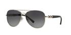Michael Kors Mk1003 58 Fiji Silver Aviator Sunglasses