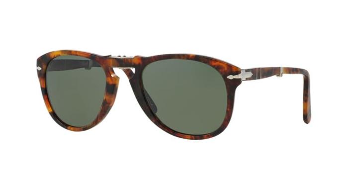 Persol Po0714 52 Brown Aviator Sunglasses