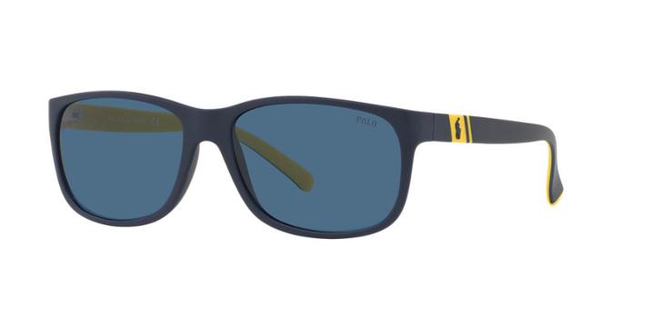 Polo Ralph Lauren Blue Round Sunglasses - Ph4109