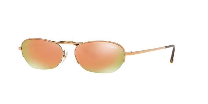 Vogue Vo4107s 54 Rose Gold Oval Sunglasses