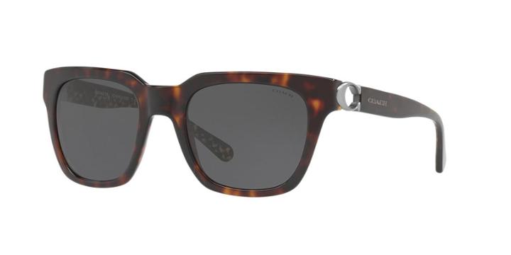 Coach 52 Tortoise Square Sunglasses - Hc8240