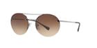 Prada Linea Rossa Ps 54rs 56 Grey Round Sunglasses